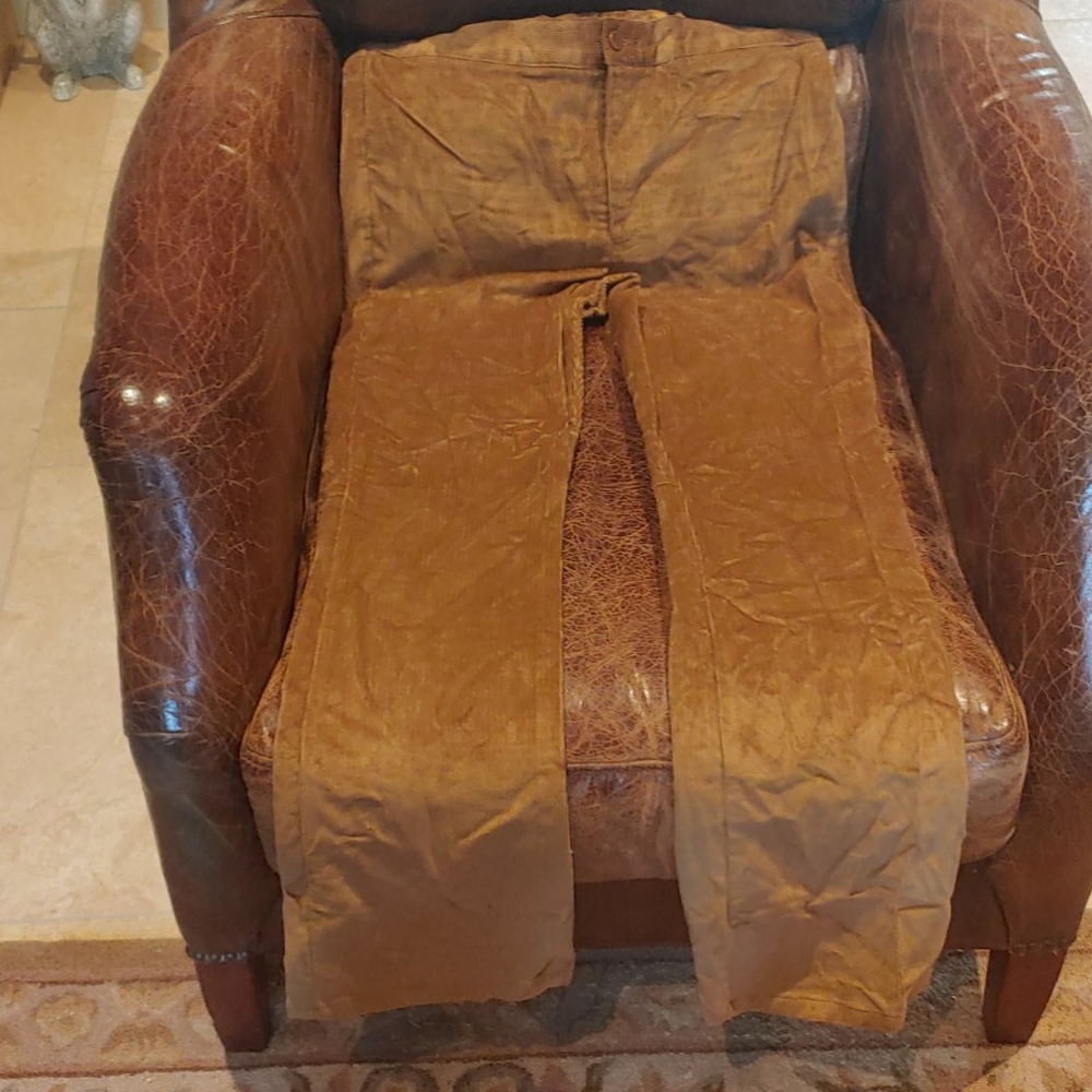 NWOT Adjustable Waist Tan Corduroys